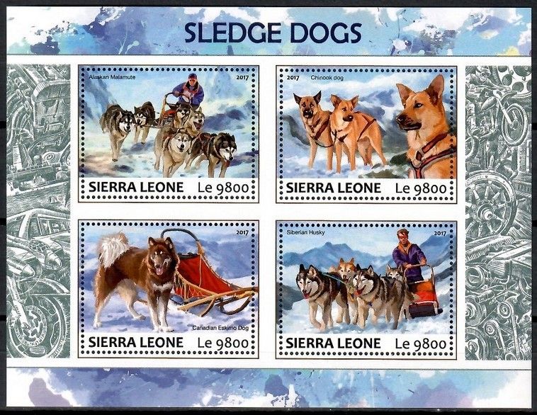 Znaczek Sierra Leone 2017 Mi ark 8640-8643 Czyste **
