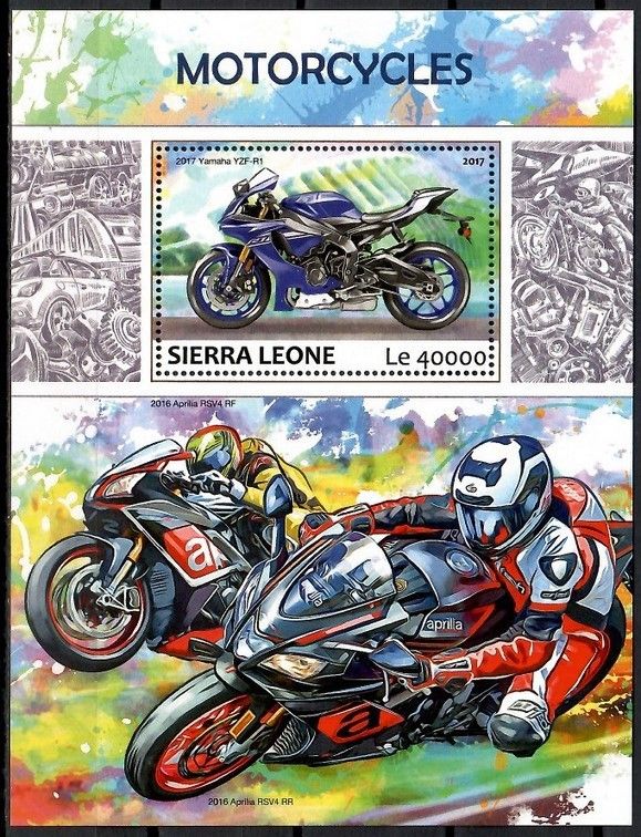 Znaczek Sierra Leone 2017 Mi bl 1262 Czyste **
