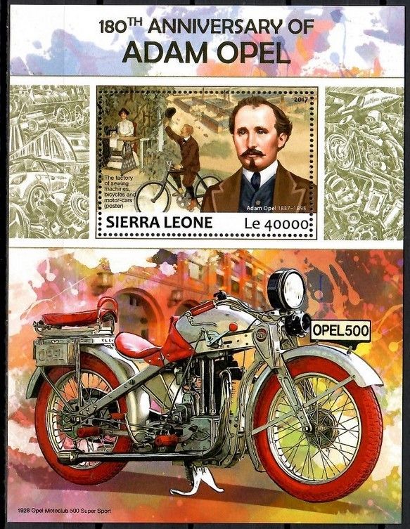 Znaczek Sierra Leone 2017 Mi bl 1263 Czyste **