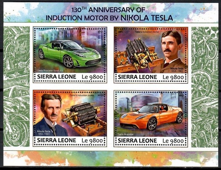 Znaczek Sierra Leone 2017 Mi ark 8675-8678 Czyste **