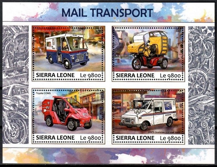 Znaczek Sierra Leone 2017 Mi ark 8680-8683 Czyste **