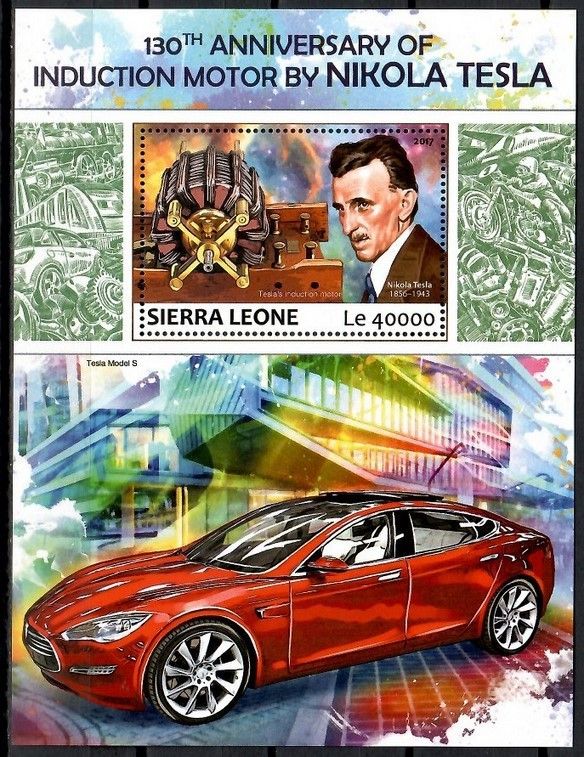 Znaczek Sierra Leone 2017 Mi bl 1264 Czyste **