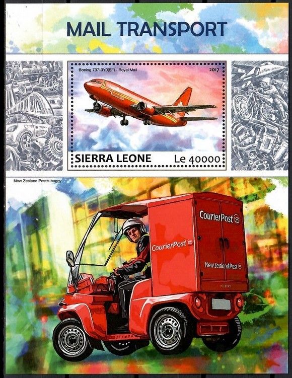 Znaczek Sierra Leone 2017 Mi bl 1265 Czyste **
