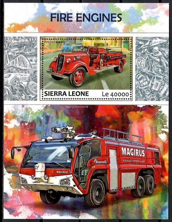 Znaczek Sierra Leone 2017 Mi bl 1266 Czyste **