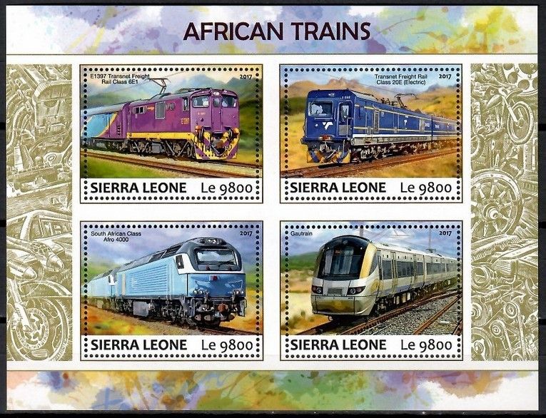 Znaczek Sierra Leone 2017 Mi ark 8690-8693 Czyste **