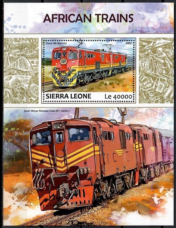 Znaczek Sierra Leone 2017 Mi bl 1267 Czyste **