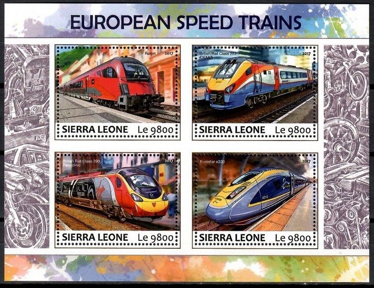 Znaczek Sierra Leone 2017 Mi ark 8695-8698 Czyste **