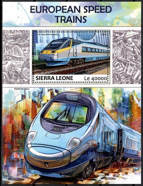 Znaczek Sierra Leone 2017 Mi bl 1268 Czyste **