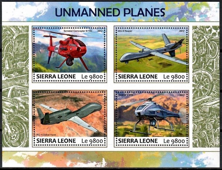 Znaczek Sierra Leone 2017 Mi ark 8710-8713 Czyste **
