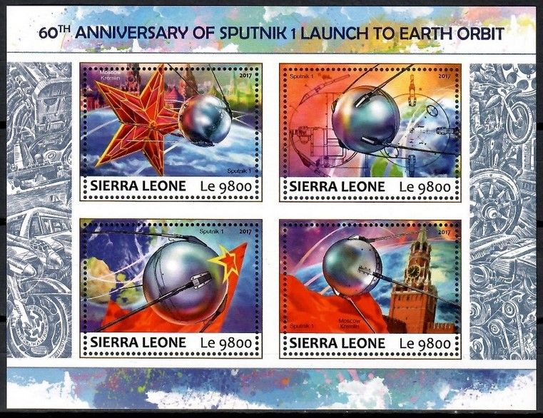 Znaczek Sierra Leone 2017 Mi ark 8715-8718 Czyste **