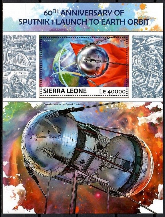 Znaczek Sierra Leone 2017 Mi bl 1272 Czyste **