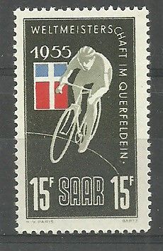 Znaczek Saara 1955 Mi 357 Czyste **