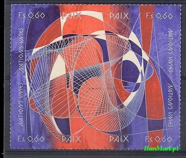 Znaczek Narody Zjednoczone Genewa 1993 Mi 235-238 Czyste **