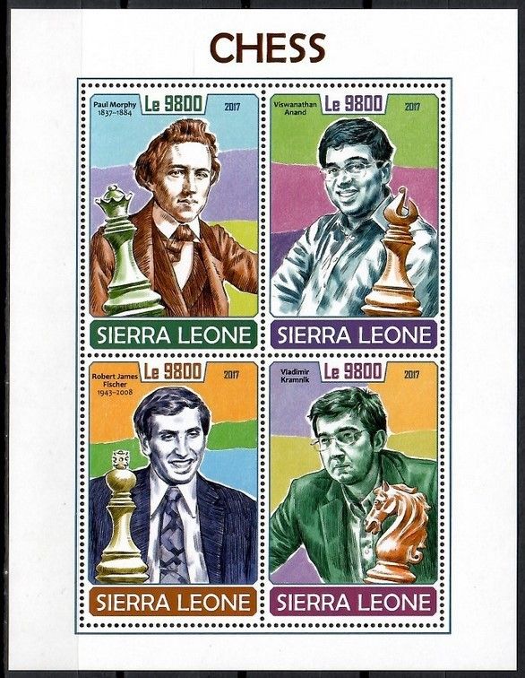 Znaczek Sierra Leone 2017 Mi ark 8965-8968 Czyste **