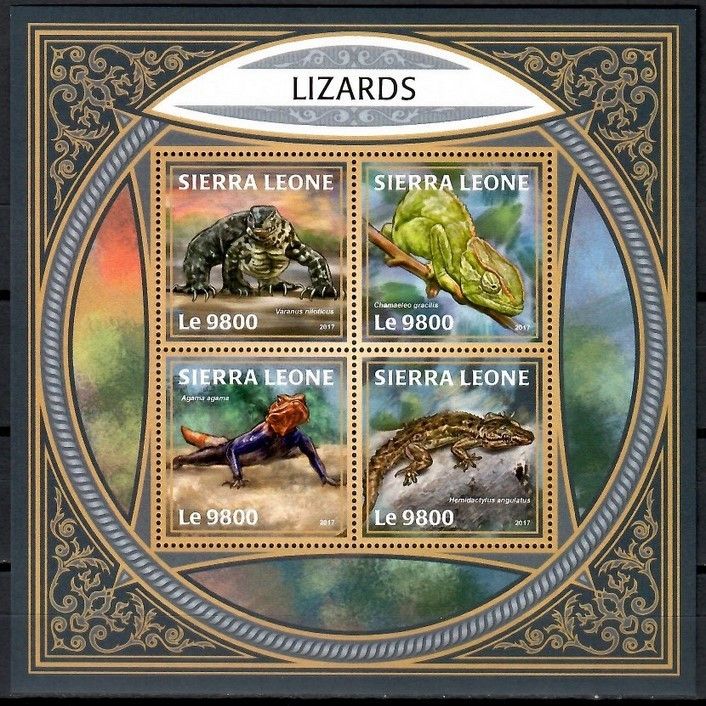 Znaczek Sierra Leone 2017 Mi ark 9140-9143 Czyste **