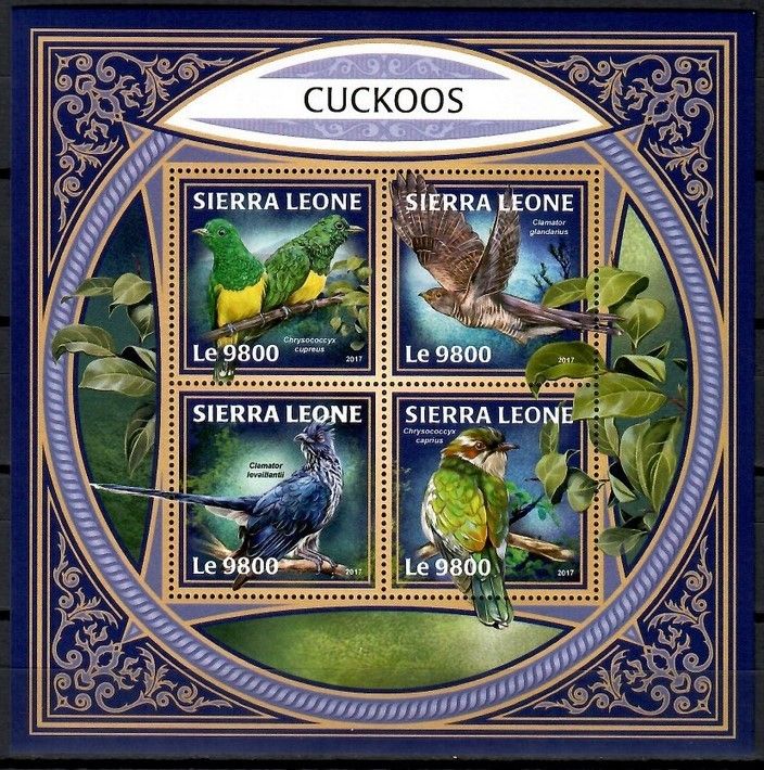 Znaczek Sierra Leone 2017 Mi ark 9160-9163 Czyste **