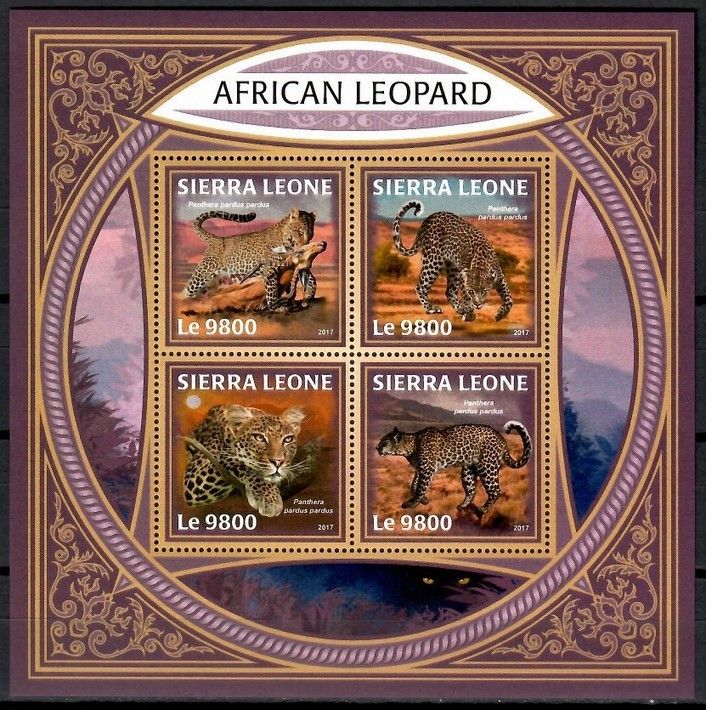 Znaczek Sierra Leone 2017 Mi ark 9215-9218 Czyste **