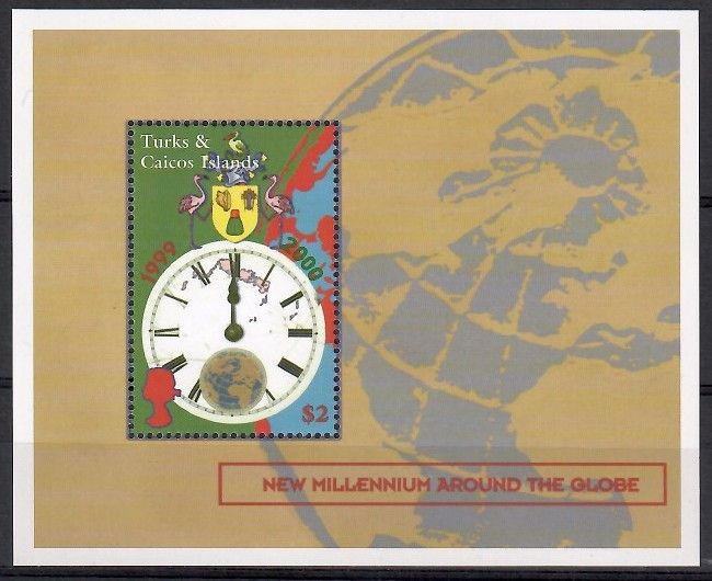 Znaczek Turks i Caicos 1999 Mi bl 190 Czyste **