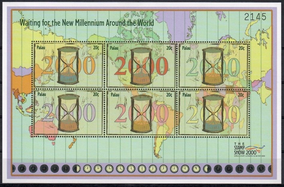 Znaczek Palau 2000 Mi ark 1745-1750 Czyste **