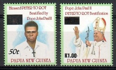 Znaczek Papua Nowa Gwinea 1995 Mi 741-742 Czyste **