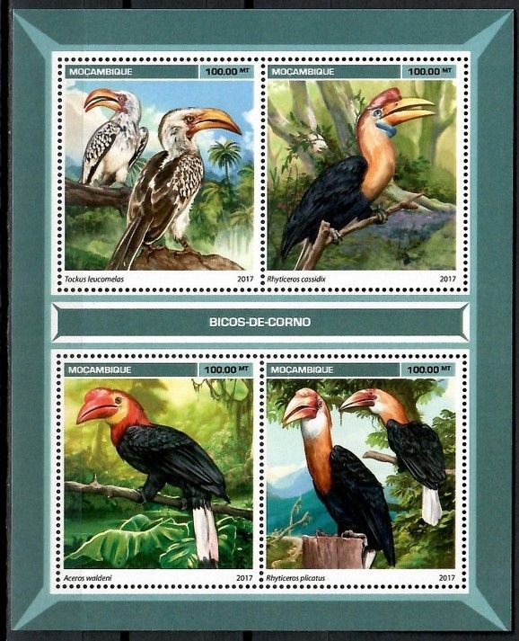 Znaczek Mozambik 2017 Mi ark 9079-9082 Czyste **