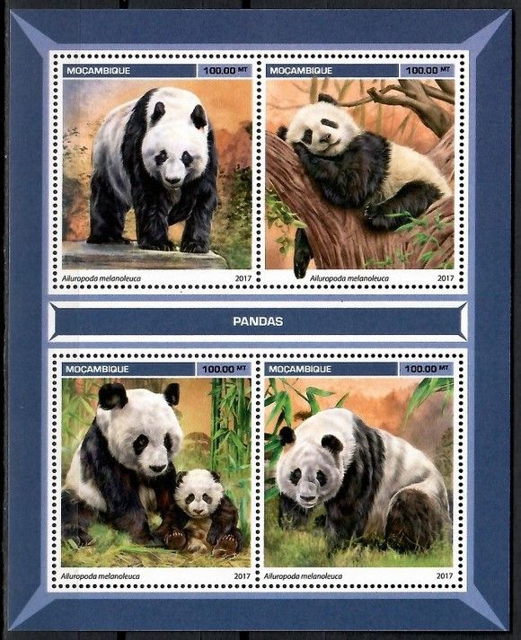 Znaczek Mozambik 2017 Mi ark 9094-9097 Czyste **
