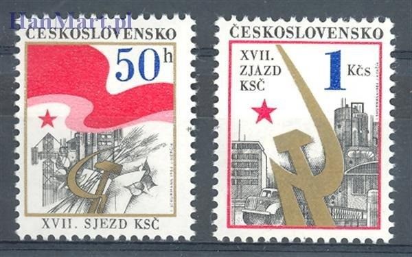 Znaczek Czechosłowacja 1986 Mi 2853-2854 Czyste **