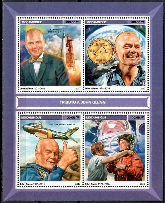 Znaczek Mozambik 2017 Mi ark 9149-9152 Czyste **