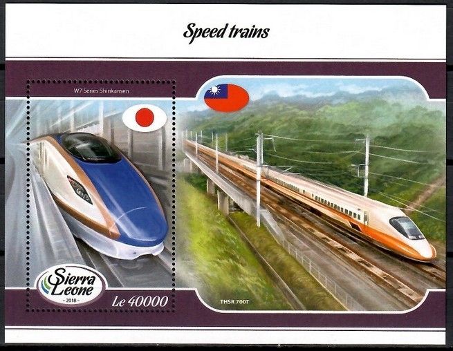 Znaczek Sierra Leone 2018 Mi bl 1385 Czyste **