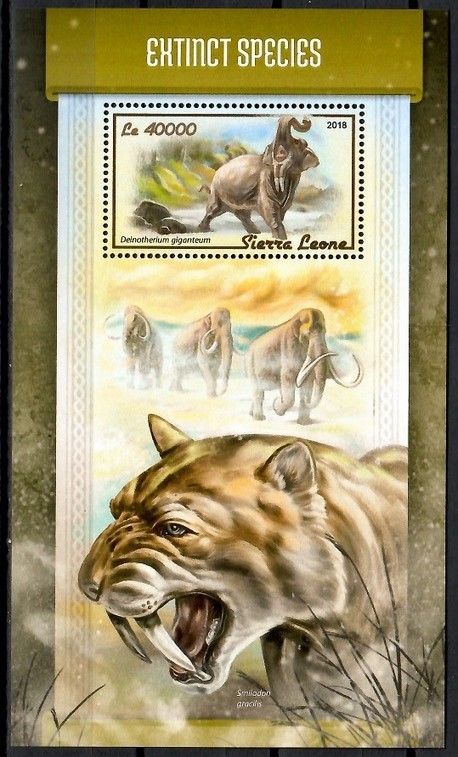 Znaczek Sierra Leone 2018 Mi bl 1398 Czyste **