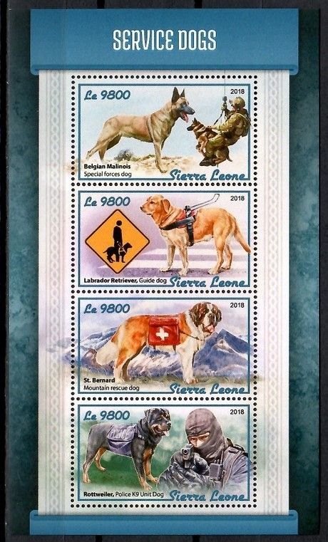 Znaczek Sierra Leone 2018 Mi ark 9360-9363 Czyste **