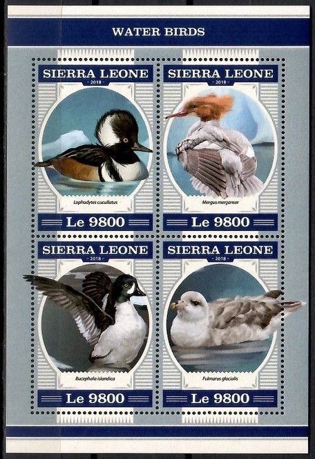 Znaczek Sierra Leone 2018 Mi ark 9454-9457 Czyste **