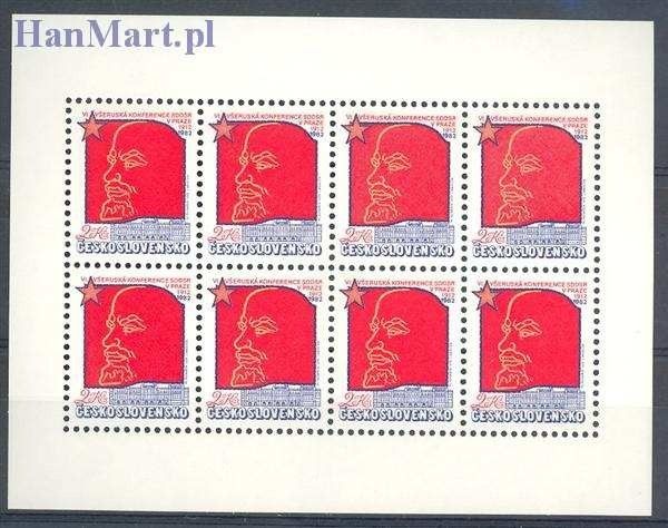 Znaczek Czechosłowacja 1982 Mi ark 2647 Czyste **