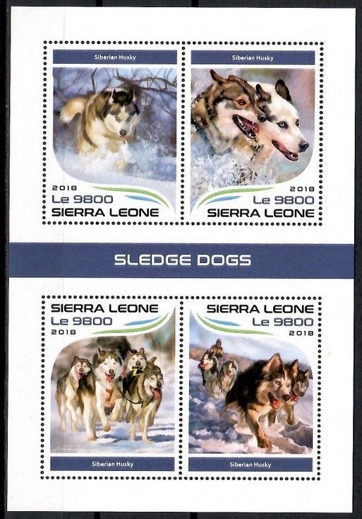 Znaczek Sierra Leone 2018 Mi ark 9569-9572 Czyste **