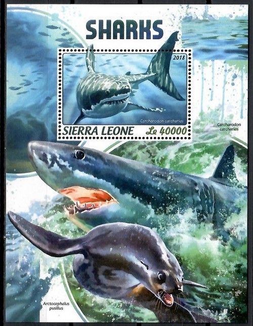 Znaczek Sierra Leone 2018 Mi bl 1456 Czyste **