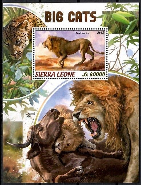 Znaczek Sierra Leone 2018 Mi bl 1458 Czyste **