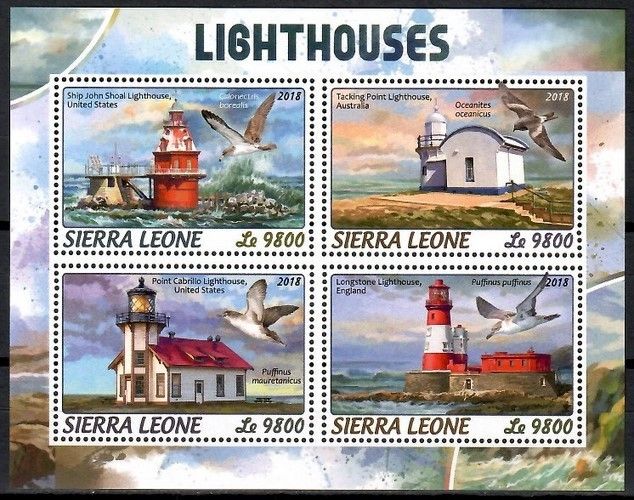 Znaczek Sierra Leone 2018 Mi ark 9654-9657 Czyste **