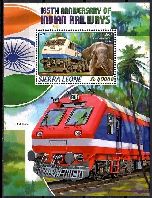 Znaczek Sierra Leone 2018 Mi bl 1460 Czyste **