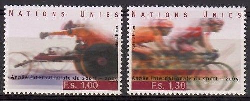 Znaczek Narody Zjednoczone Genewa 2005 Mi 516-517 Czyste **