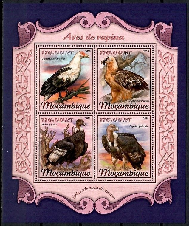 Znaczek Mozambik 2018 Mi ark 9264-9267 Czyste **