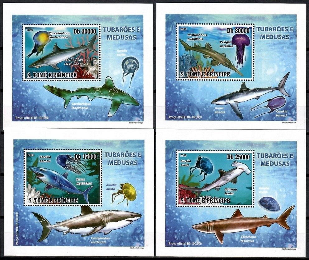 Znaczek Wyspy Św. Tomasza i Książęca 2009 Mi lx 3856-3859 Czyste **
