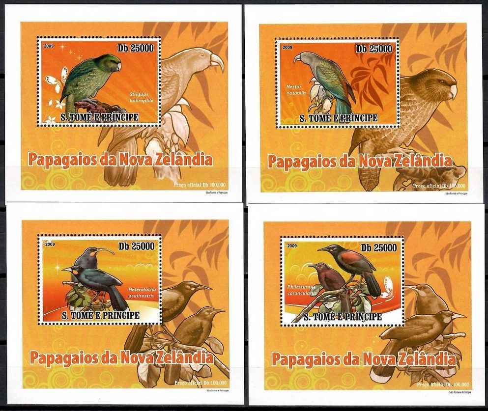 Znaczek Wyspy Św. Tomasza i Książęca 2009 Mi lx 3889-3892 Czyste **