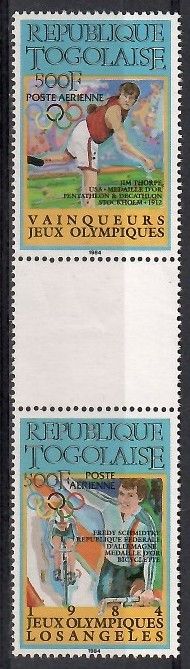 Znaczek Togo 1984 Mi 1888+1895 Czyste **