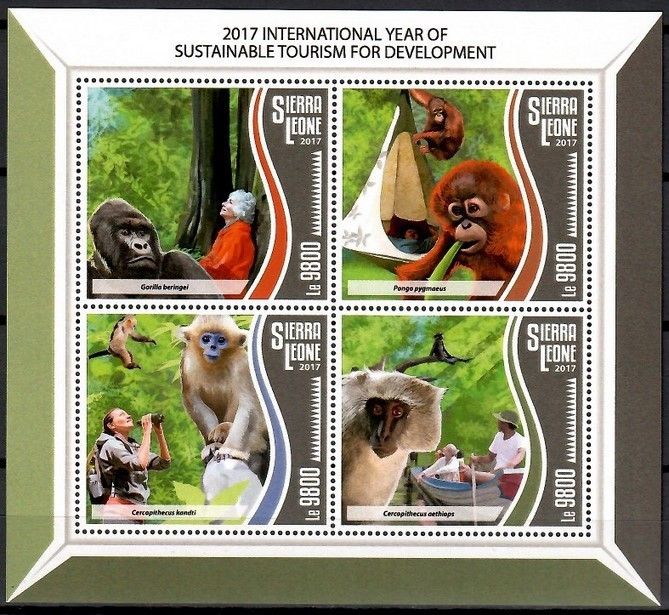 Znaczek Sierra Leone 2017 Mi ark 8820-8823 Czyste **