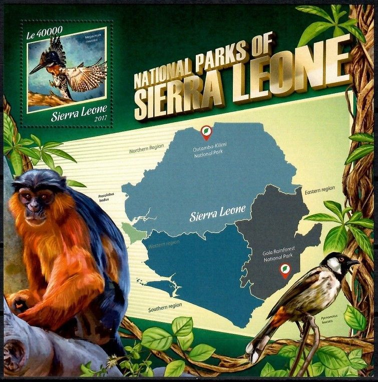 Znaczek Sierra Leone 2017 Mi bl 1314 Czyste **