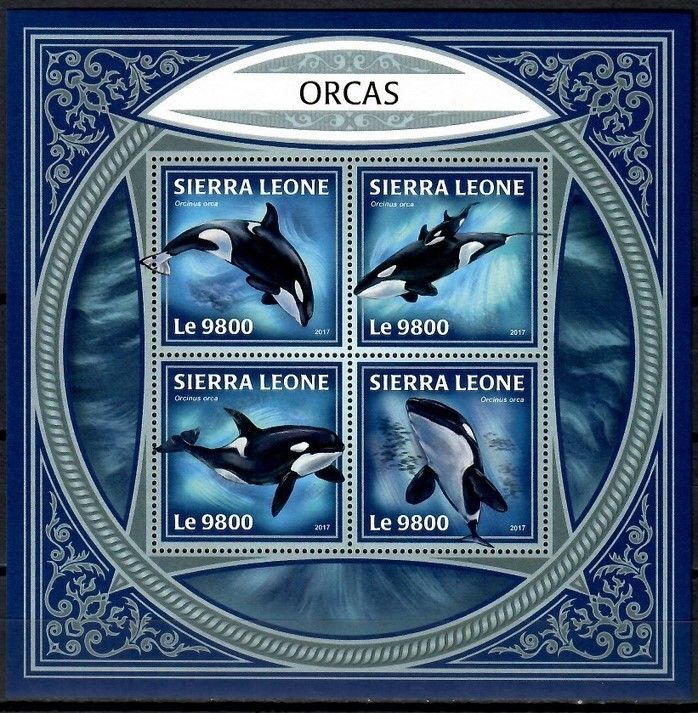 Znaczek Sierra Leone 2017 Mi ark 9205-9208 Czyste **