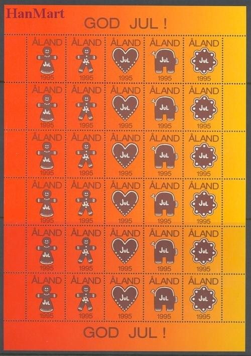 Znaczek Wyspy Alandzkie 1995 Mi jol 1995 Czyste **