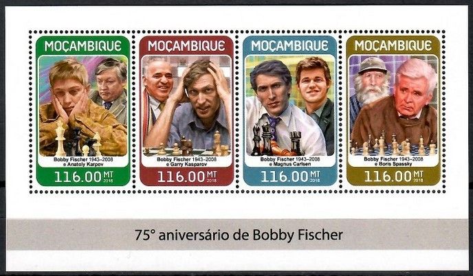 Znaczek Mozambik 2018 Mi ark 9554-9557 Czyste **