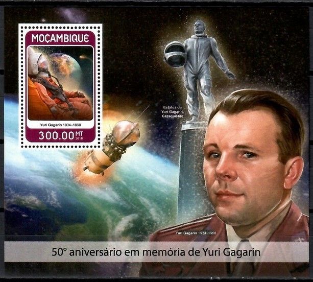 Znaczek Mozambik 2018 Mi bl 1354 Czyste **