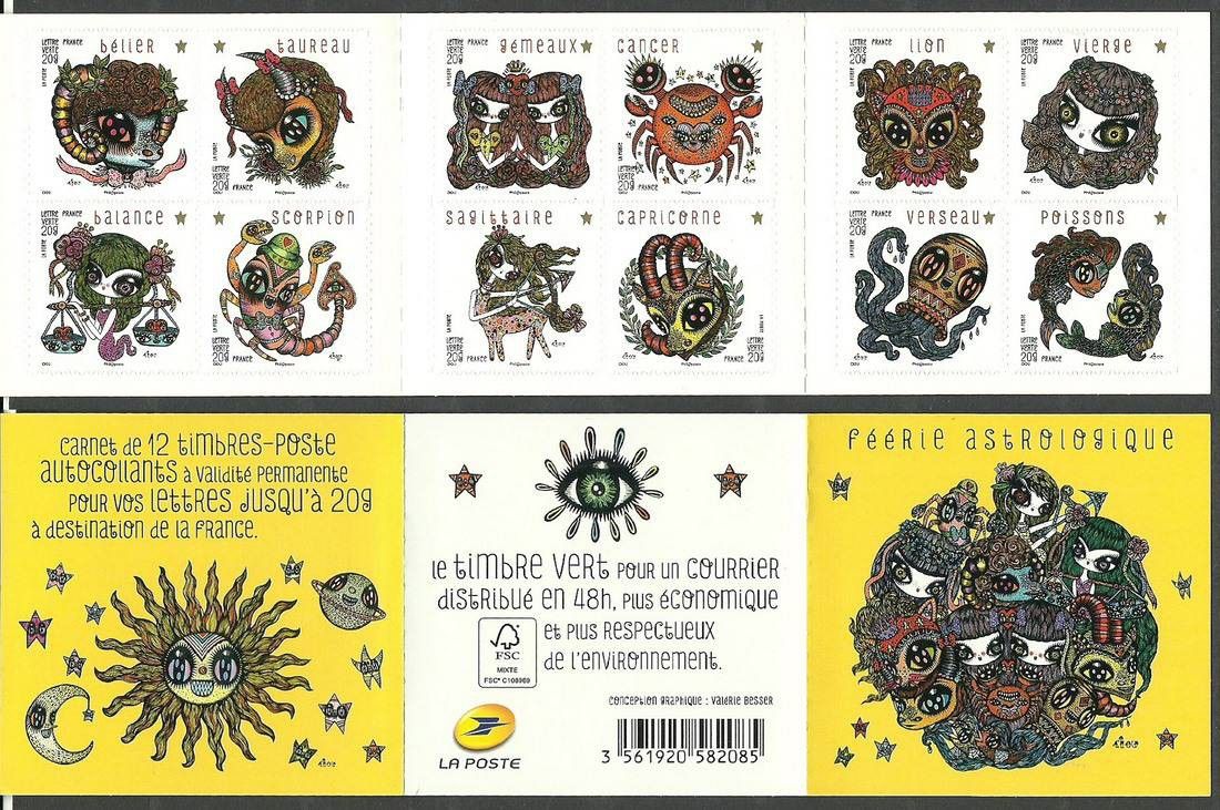 Znaczek Francja 2014 Mi mh 5765-5776 Czyste **